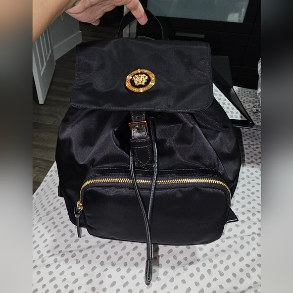 Versace | Bags | Authentic Versace La Medusa Nylon Backpack Brand New ...